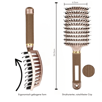 Tivana Entwirrzauber Haarbürste - Glatte, schöne Haare, schmerzfrei entwirrt!
