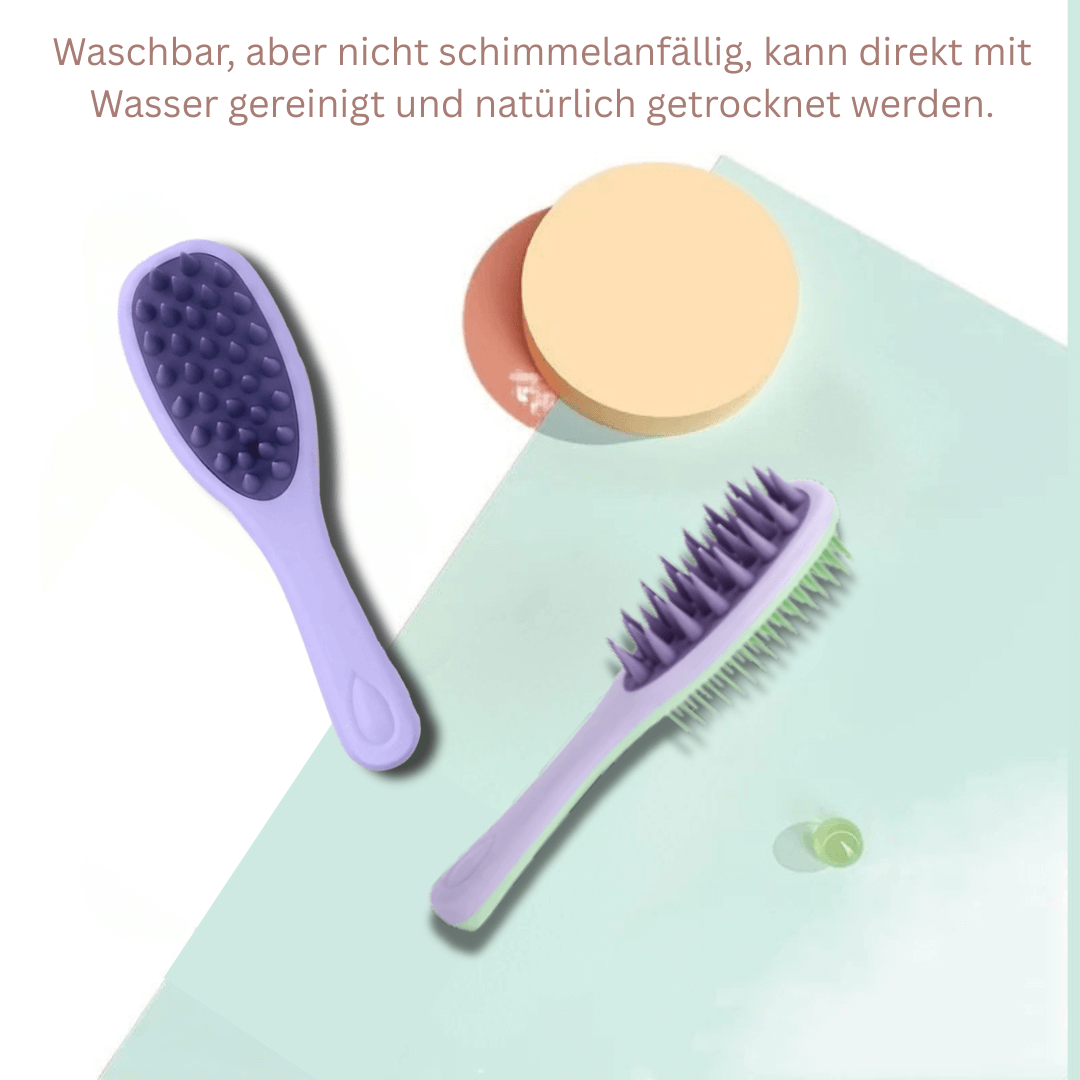 Tivana DualCare Haarbürste - Sanfte Reinigung und  strahlender Look