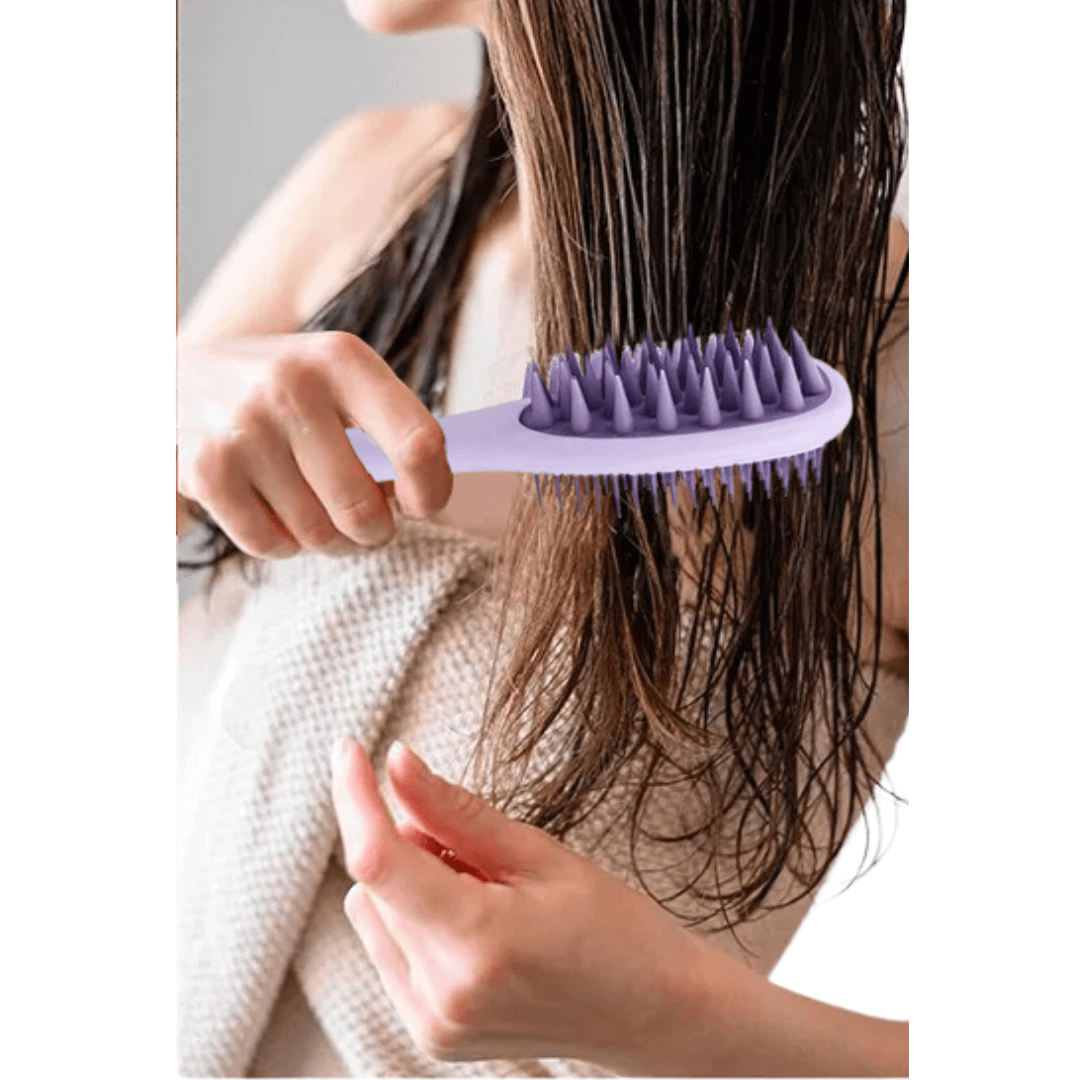 Tivana DualCare Haarbürste - Sanfte Reinigung und  strahlender Look