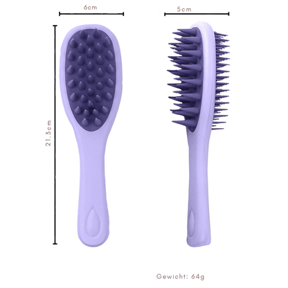 Tivana DualCare Haarbürste - Sanfte Reinigung und  strahlender Look