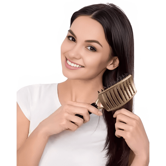 Tivana Entwirrzauber Haarbürste - Glatte, schöne Haare, schmerzfrei entwirrt!